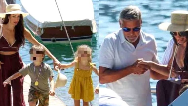 George Clooney, i figli identici a lui